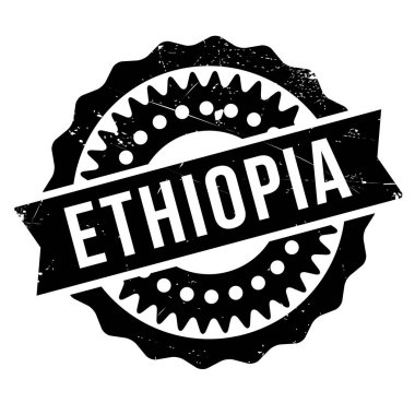 Etiyopya damga kauçuk grunge