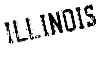 Illinois damga kauçuk grunge