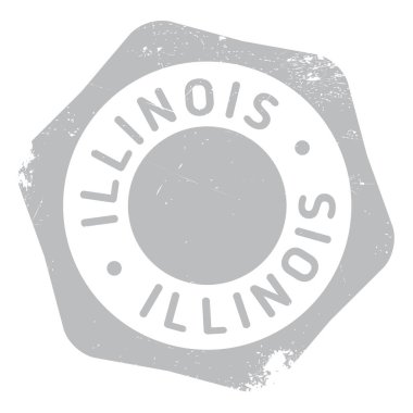 Illinois damga kauçuk grunge