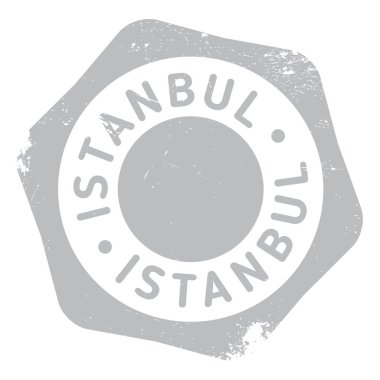 Istanbul damga kauçuk grunge