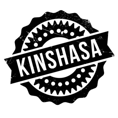 Kinshasa damga kauçuk grunge