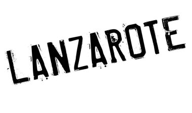 Lanzarote damga kauçuk grunge