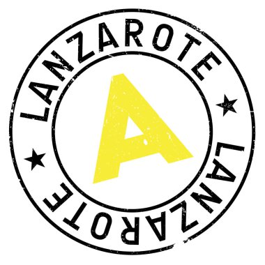 Lanzarote damga kauçuk grunge