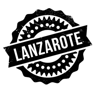 Lanzarote damga kauçuk grunge