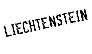 Liechtenstein damga kauçuk grunge