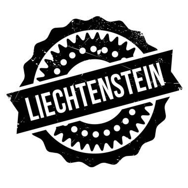 Liechtenstein damga kauçuk grunge