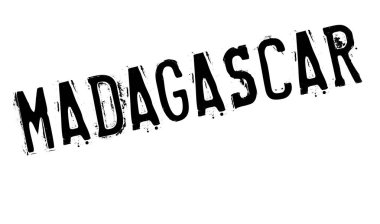 Madagaskar damga kauçuk grunge