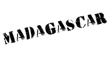 Madagaskar damga kauçuk grunge