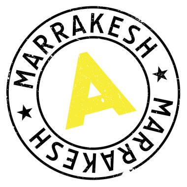 Marrakesh damga kauçuk grunge