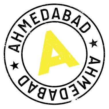 Ahmedabad damga kauçuk grunge