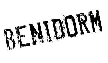 Benidorm damga kauçuk grunge