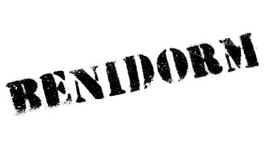 Benidorm damga kauçuk grunge