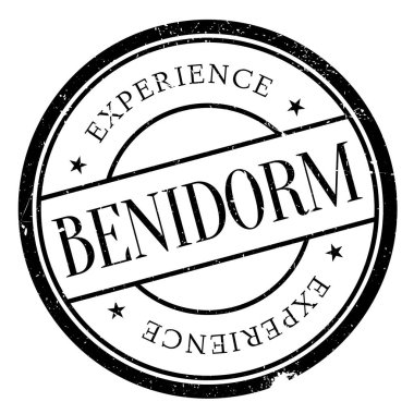 Benidorm damga kauçuk grunge