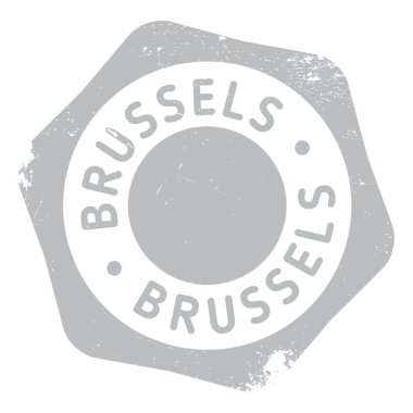 Brüksel damga kauçuk grunge