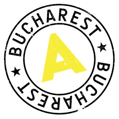 Bükreş damga kauçuk grunge