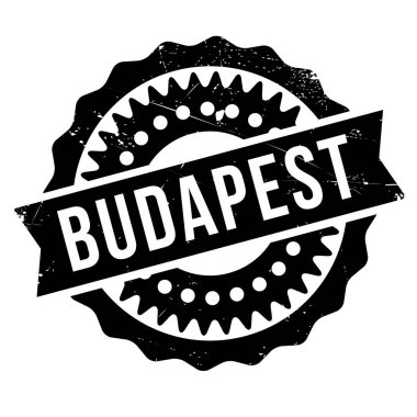 Budapeşte damga kauçuk grunge