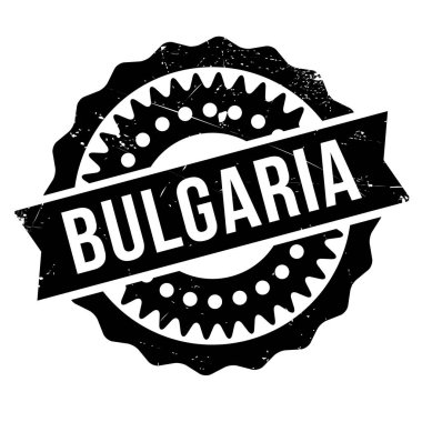 Bulgaristan damga kauçuk grunge