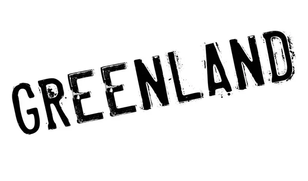 Γροιλανδία σφραγίδα καουτσούκ grunge — Διανυσματικό Αρχείο