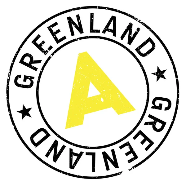 Groenland stempel rubber grunge — Stockvector