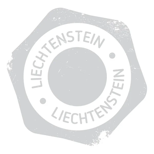 Liechtensteiner Briefmarken Kautschuk grunge — Stockvektor