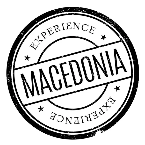 Macedonia sello goma grunge — Vector de stock