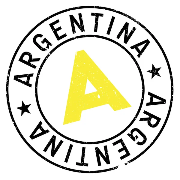 阿根廷邮票橡胶 grunge — 图库矢量图片
