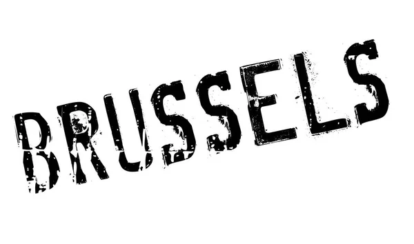 Brussel stempel rubber grunge — Stockvector