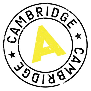 Cambridge damga kauçuk grunge