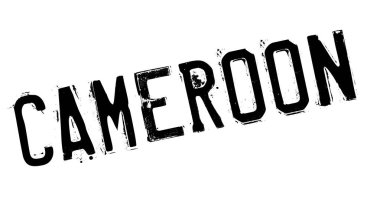 Kamerun damga kauçuk grunge