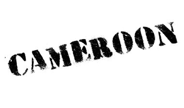 Kamerun damga kauçuk grunge