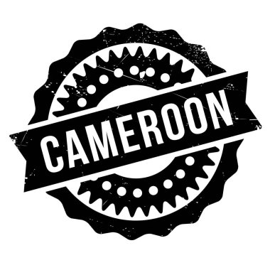 Kamerun damga kauçuk grunge