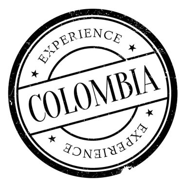 Kolombiya damga kauçuk grunge
