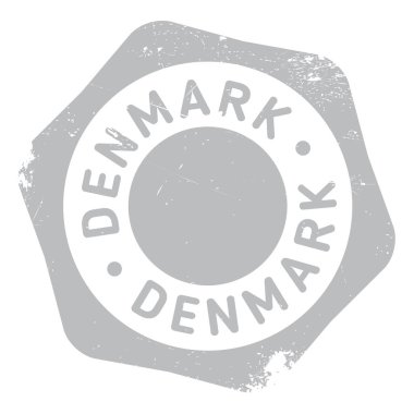 Danimarka damga kauçuk grunge