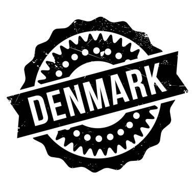 Danimarka damga kauçuk grunge