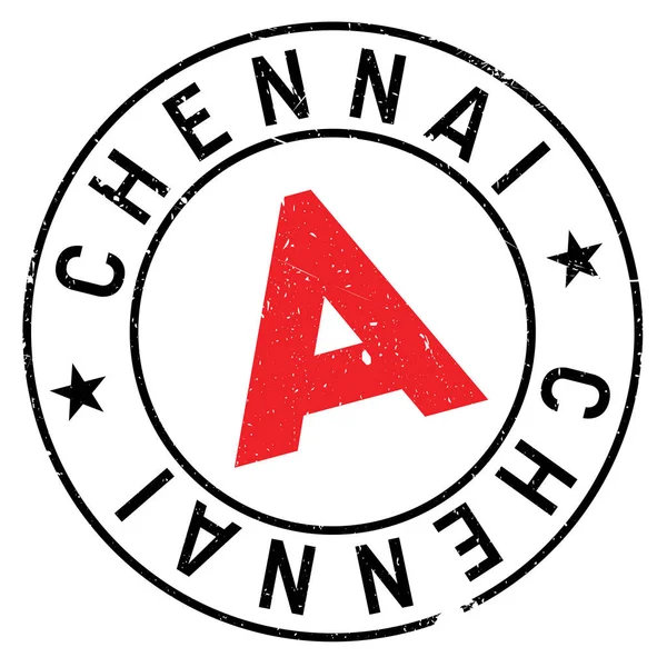Grunge de goma de sello Chennai — Vector de stock