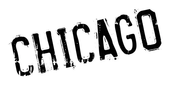 Grunge de goma de sello de Chicago — Vector de stock
