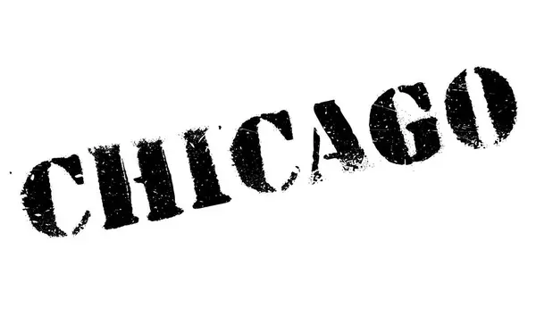 Grunge de goma de sello de Chicago — Vector de stock