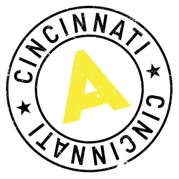 Cincinnati timbro gomma grunge — Vettoriale Stock