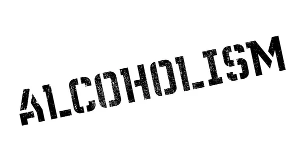 Alkoholismus razítko — Stockový vektor