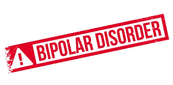 Timbro di gomma disturbo bipolare — Vettoriale Stock
