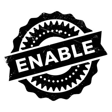 Damga kauçuk grunge etkinleştirmek