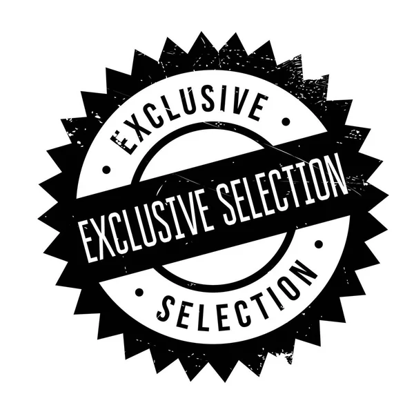 Selection met exclusieve garanties stempel — Stockvector