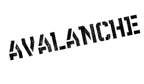 Avalanche rubber stamp