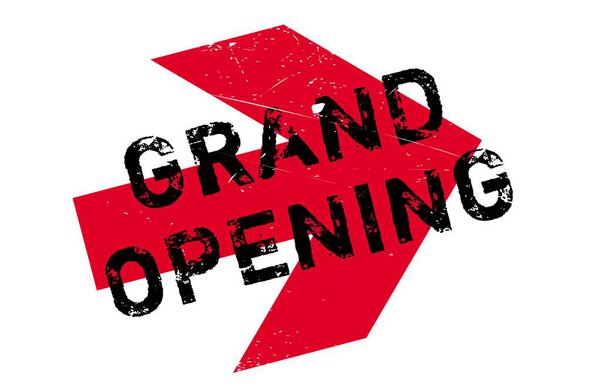 Grand opening stamp