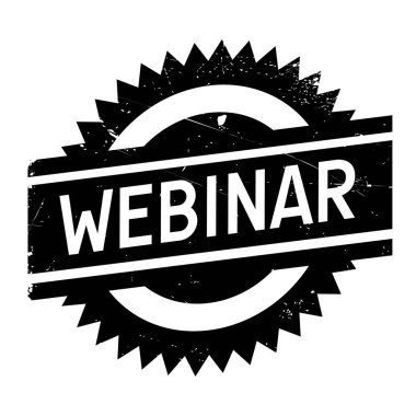 Webinar damga kauçuk grunge