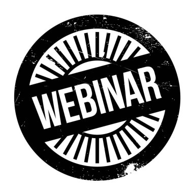 Webinar damga kauçuk grunge