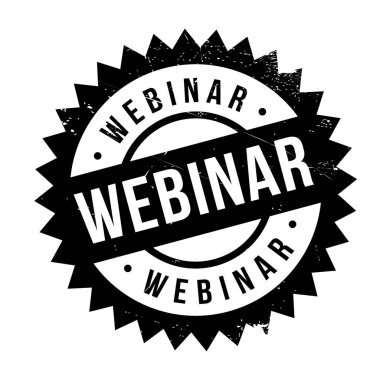 Webinar damga kauçuk grunge