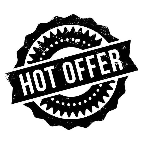 Sello de oferta caliente — Vector de stock