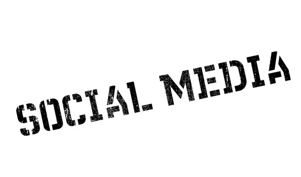 Sociala medier stämpel — Stock vektor