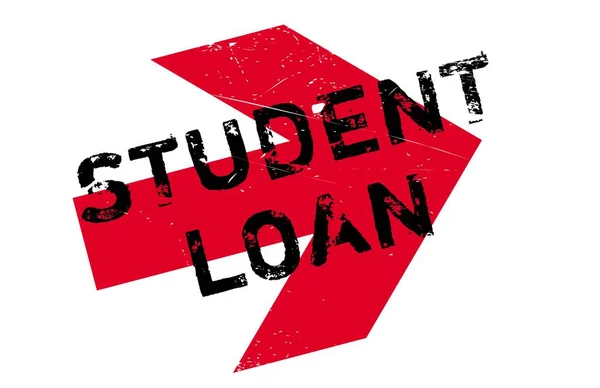 Штамп студенческого кредита — стоковый вектор